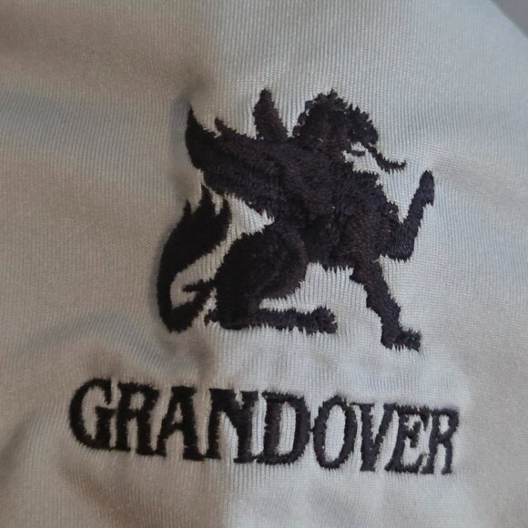 Peter Millar Golf Polo M Maya Blue Summer Comfort Performance Grandover Logo - Picture 7 of 7